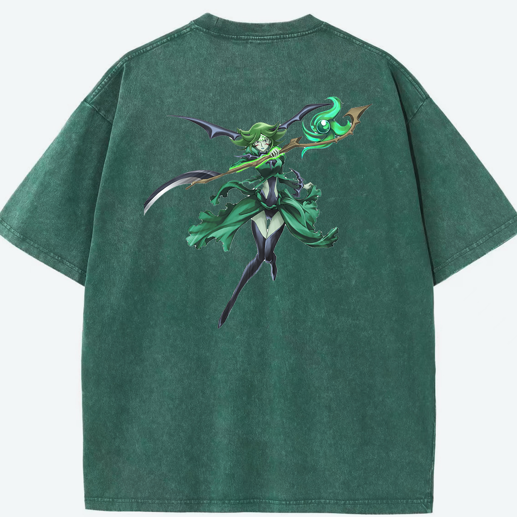 （画像用） 遊☆戯☆王 Yu-Gi-Oh! 綿100% ヴィンテージ風 半袖Tシャツ（背面プリント）